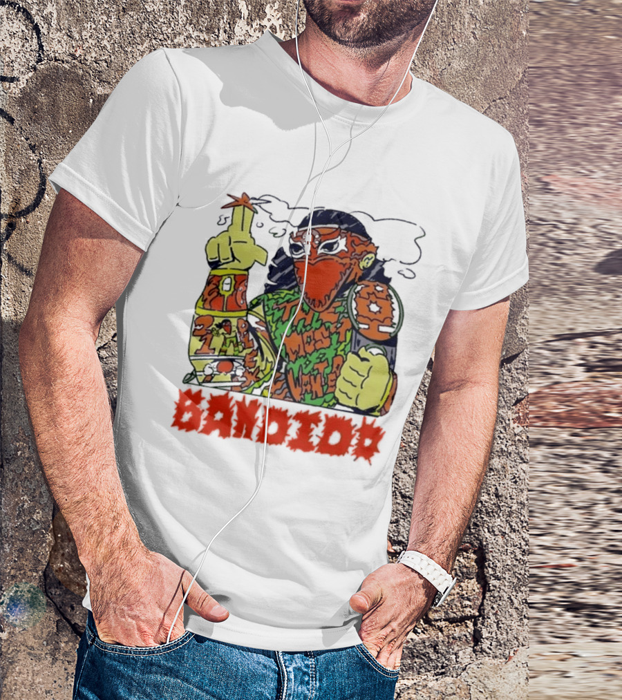 Most Wanted Bandido Lucha Libre Wrestler Suplex Champion T-Shirt