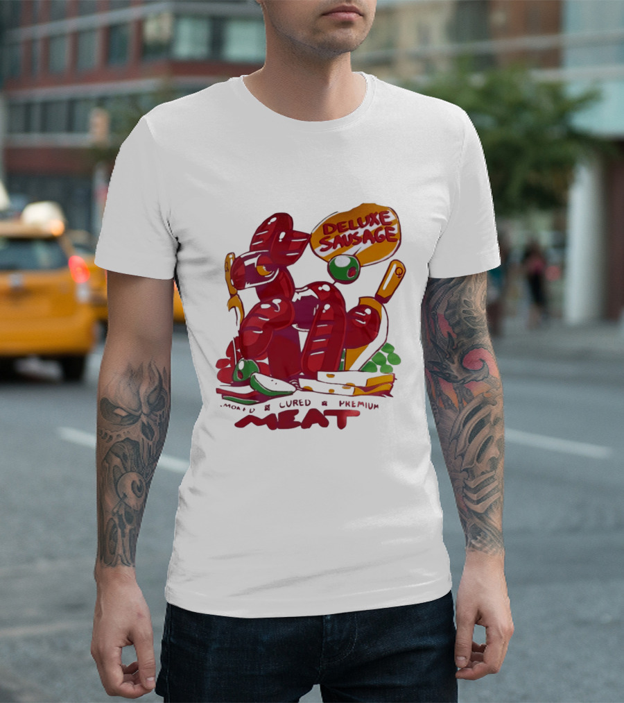 Deluxe Sausage Cured Premium Meat T-Shirt