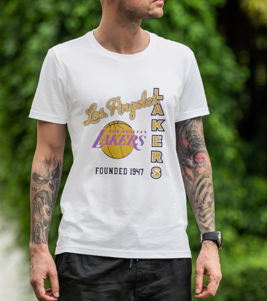 Los Angeles Lakers Founded 1947 NBA Basketball Team T-Shirt