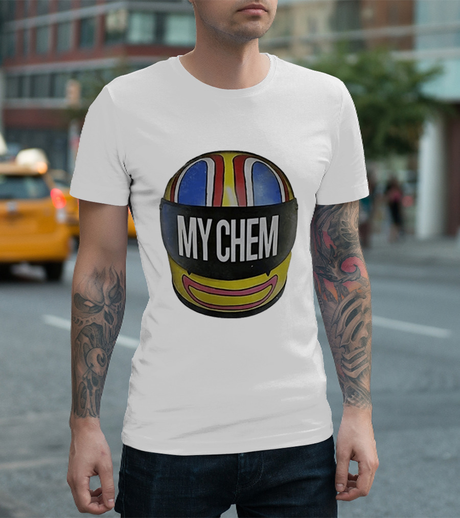 My Chemical Romance Kobra Kid Helmet My Chem T-Shirt