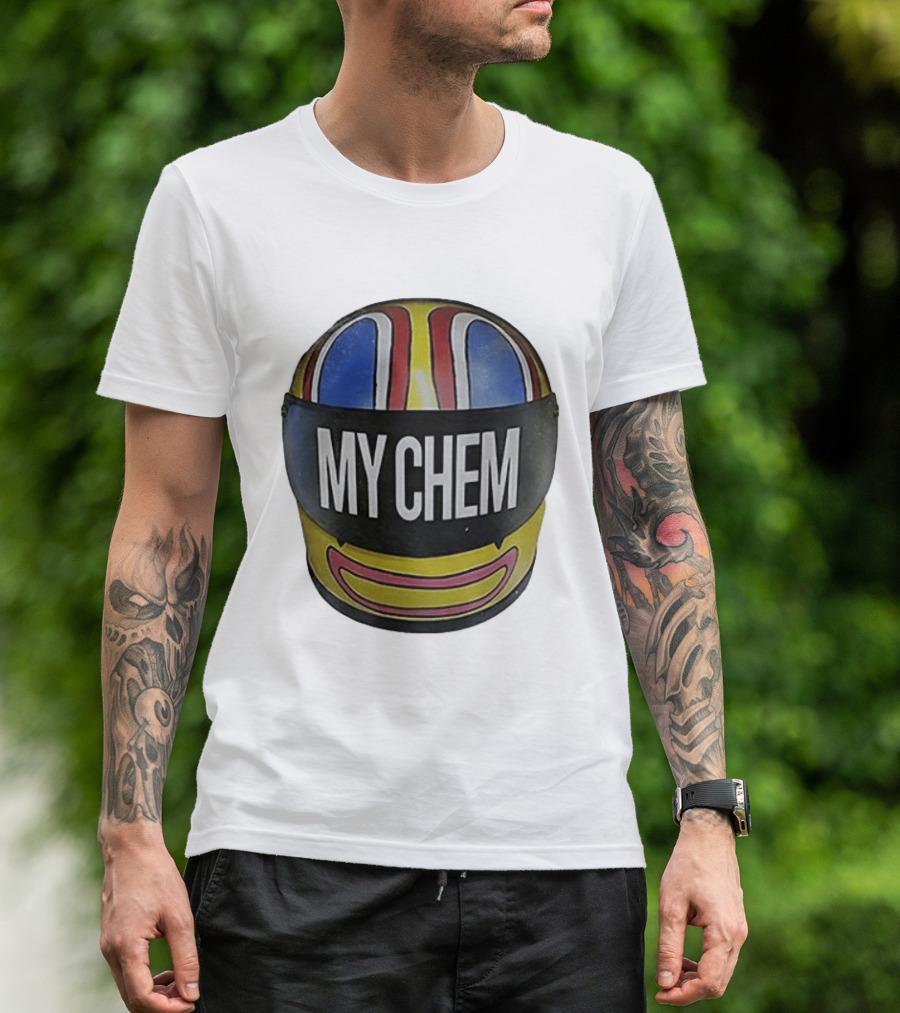 My Chemical Romance Kobra Kid Helmet My Chem T-Shirt