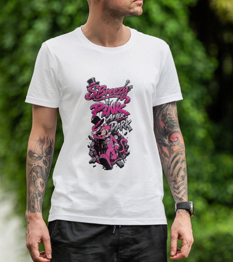 SBreezy Pink After Dark Cartoon T-Shirt