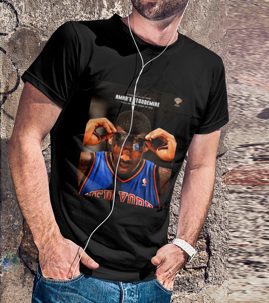 Congratulations Amar'e Stoudemire New York Knicks Hall Of Fame Class Of 2026 T-Shirt