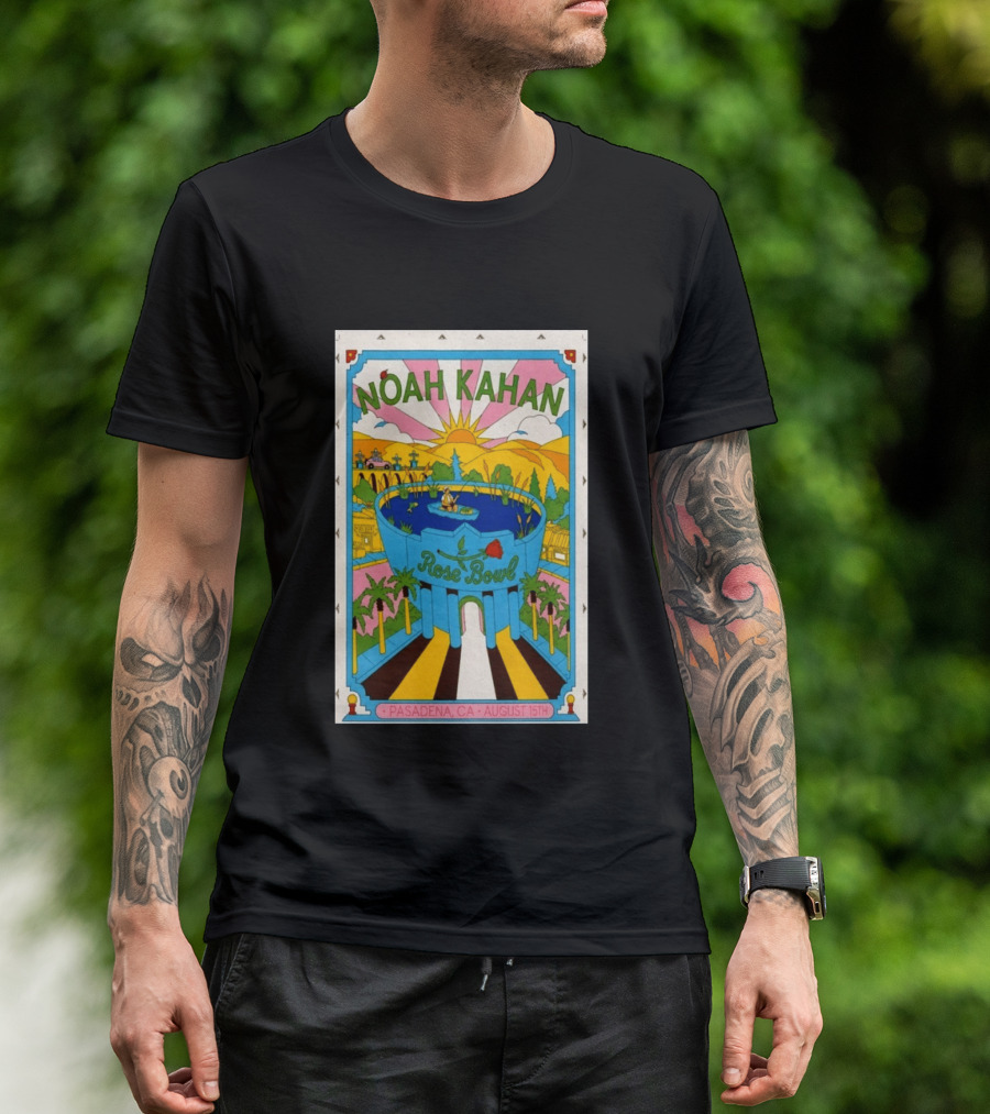 Noah Kahan Rose Bowl Pasadena CA August 15th 2026 T-Shirt