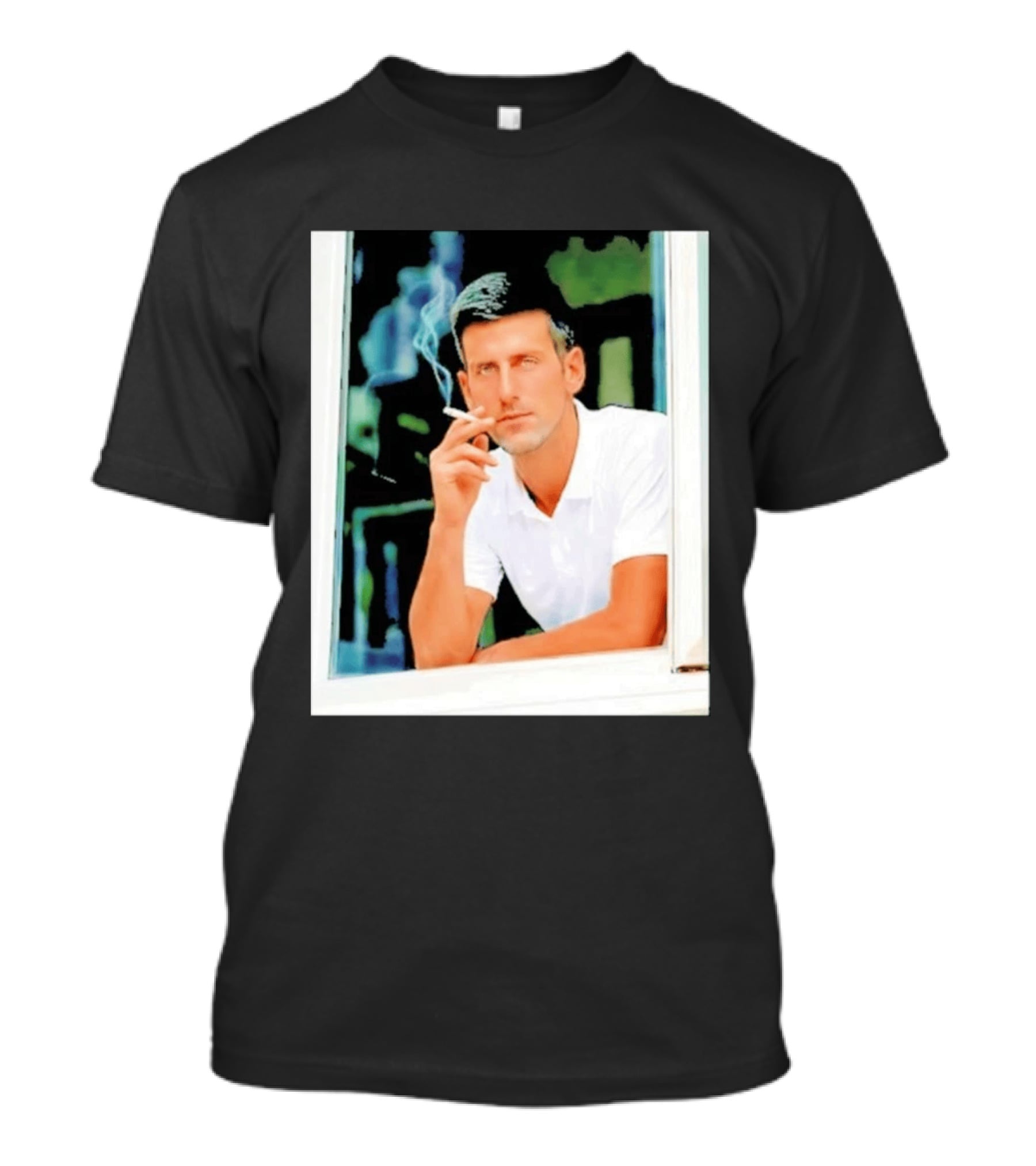 Novak Djokovic Smoking Tennis ATP Champion T-Shirt