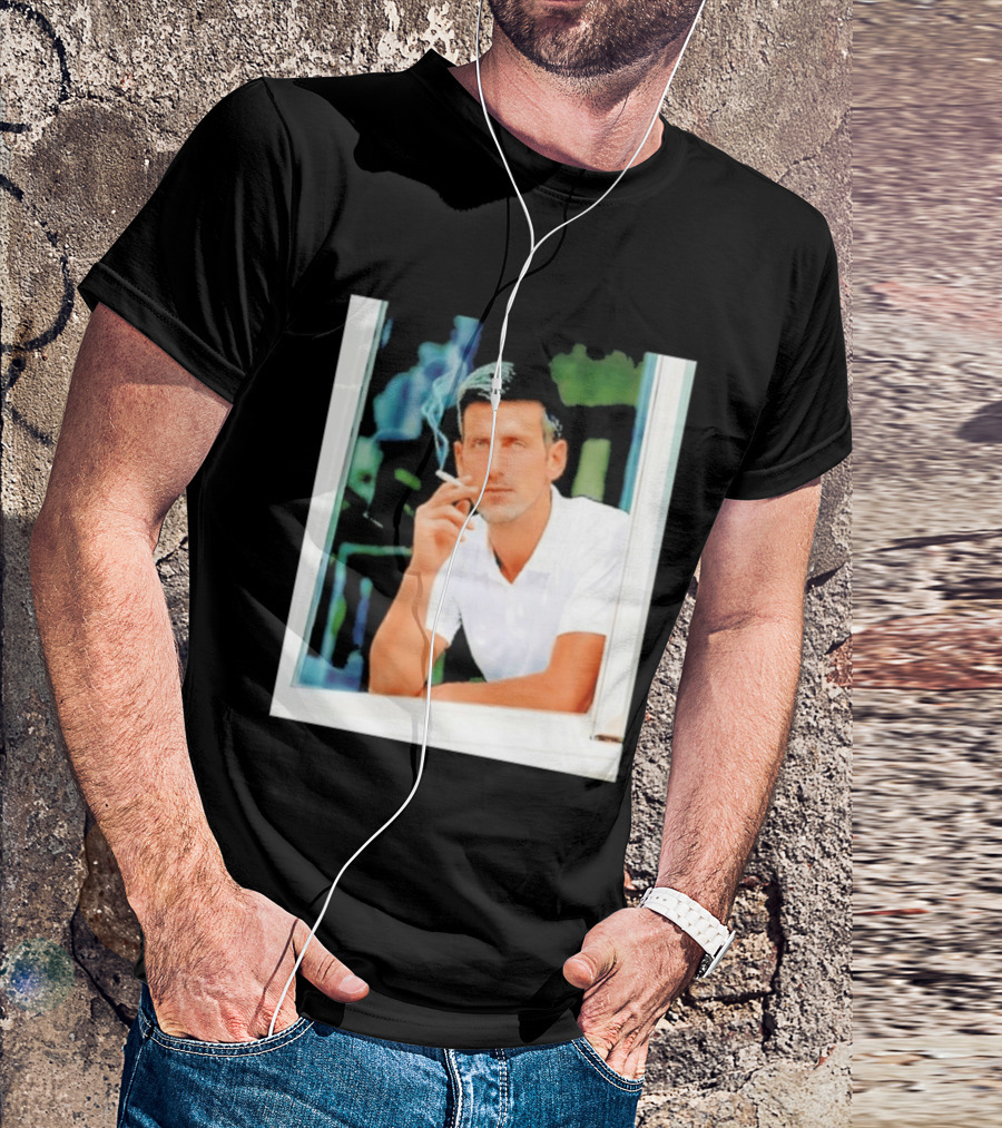 Novak Djokovic Smoking Tennis ATP Champion T-Shirt