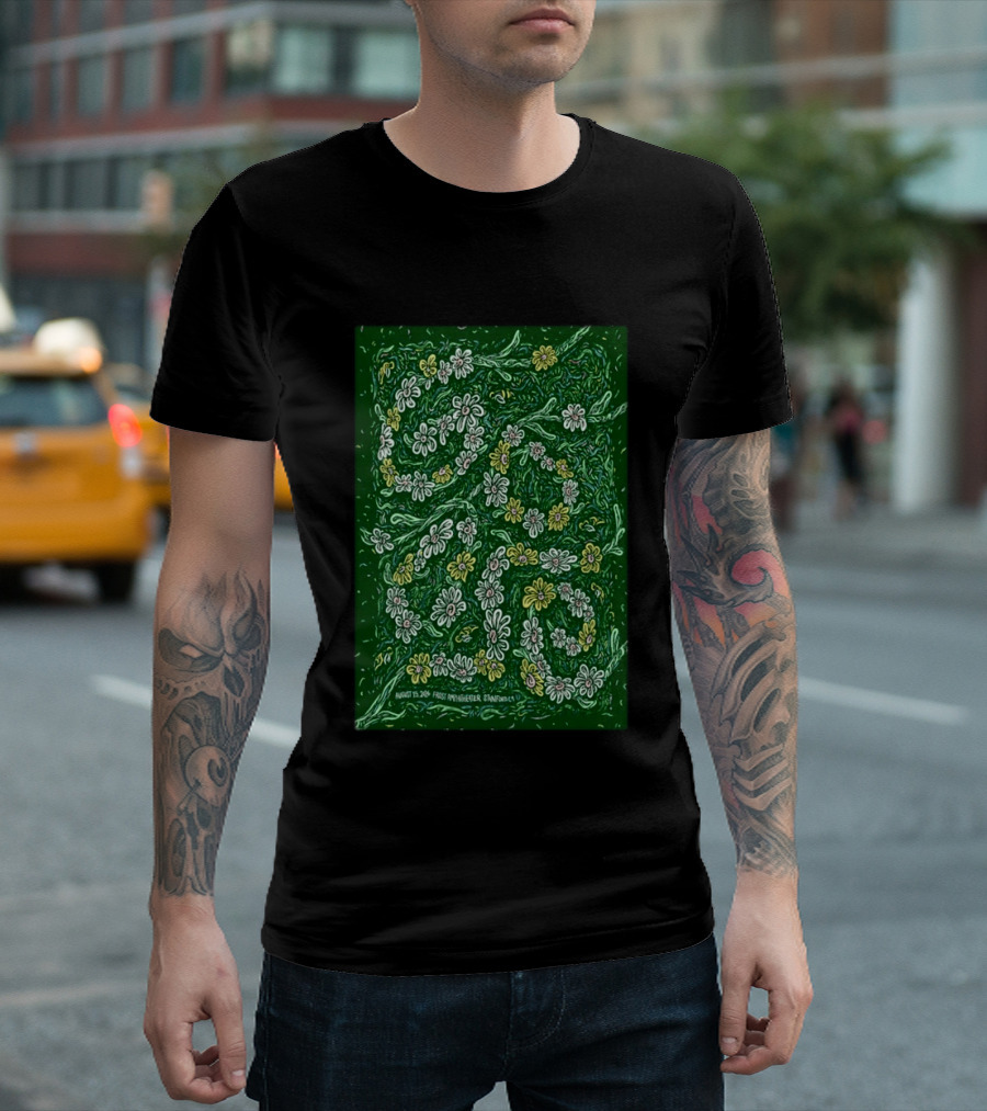 Goose 2026 Frost Amphitheater Stanford CA August 15 Floral T-Shirt