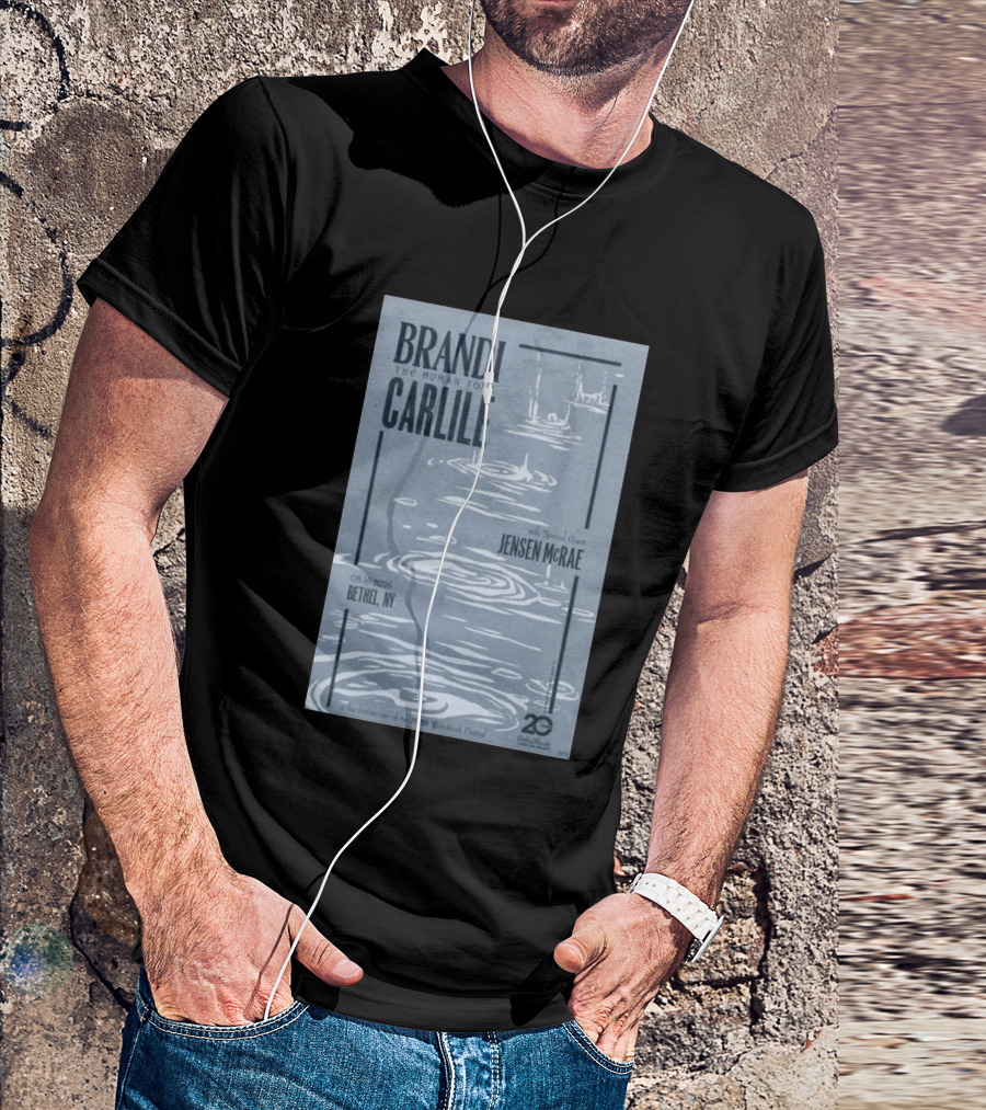 Brandi Carlile The Human Tour August 16 2026 Bethel Ny With Special Guest Jensen Mcrae Woodstock 20 Years Bethelwoods 1969 T-Shirt