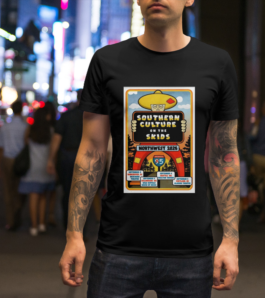 Southern Culture On The Skids Northwest 2026 Tour Vancouver Seattle Portland T-Shirt