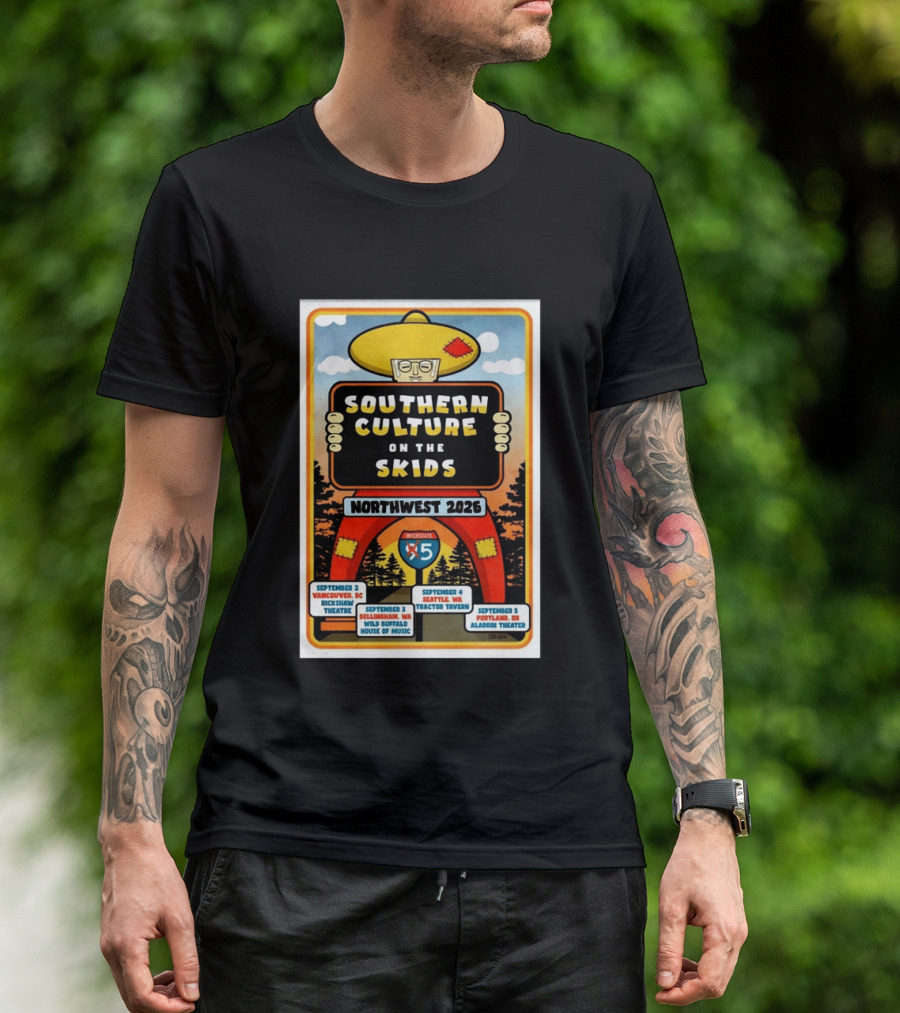 Southern Culture On The Skids Northwest 2026 Tour Vancouver Seattle Portland T-Shirt
