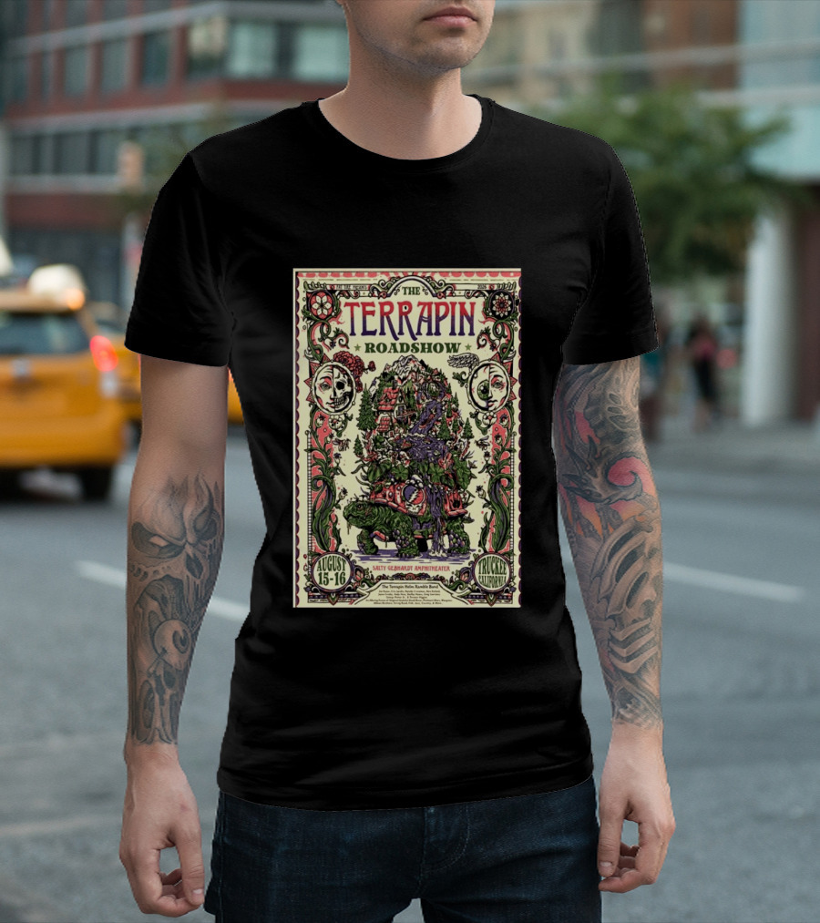 Terrapin Roadshow August 15 16 2026 Salty Gebhardt Amphitheater Truckee California T-Shirt