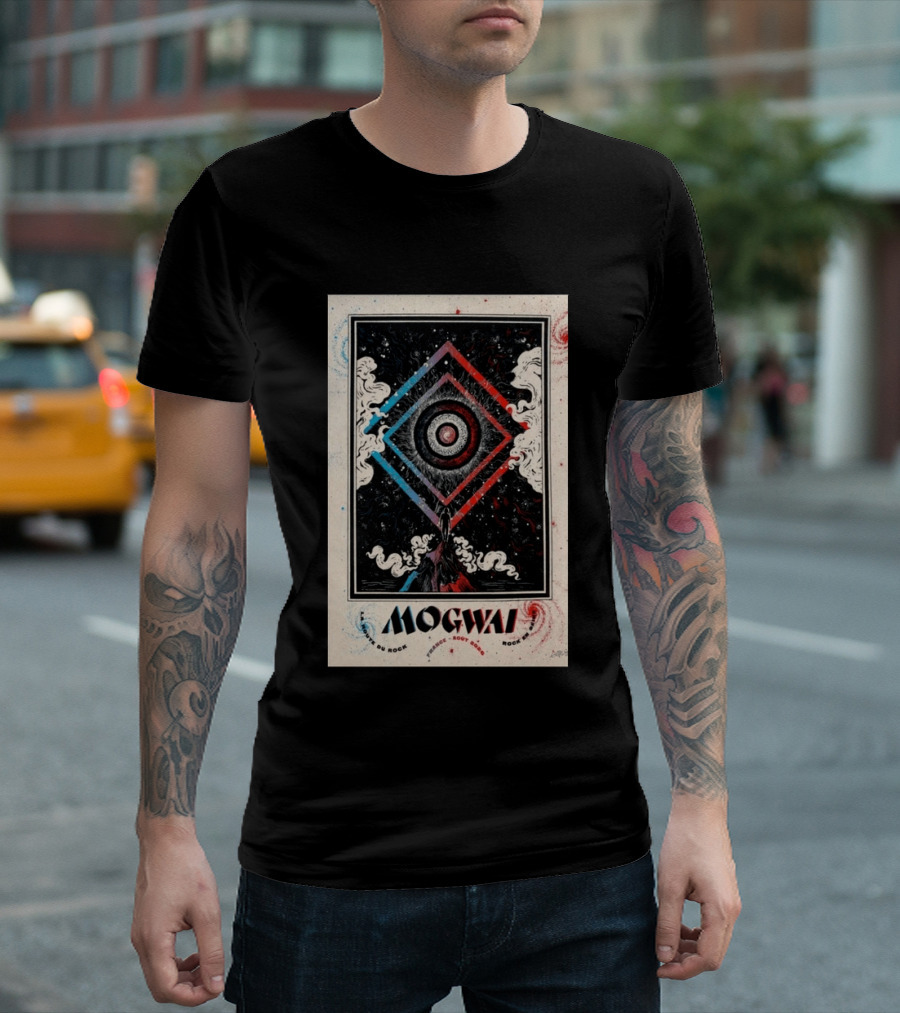 Mogwai 2026 France Rock Festival Exclusive Voyage Du Rock T-Shirt