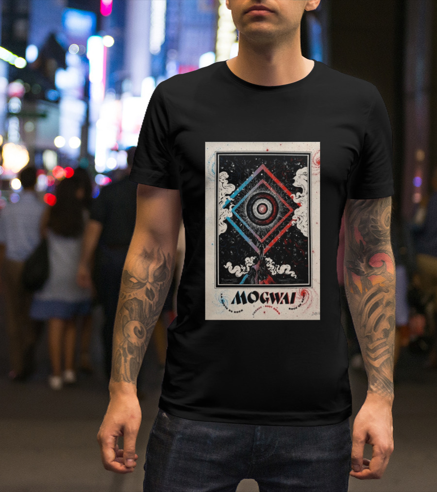 Mogwai 2026 France Rock Festival Exclusive Voyage Du Rock T-Shirt