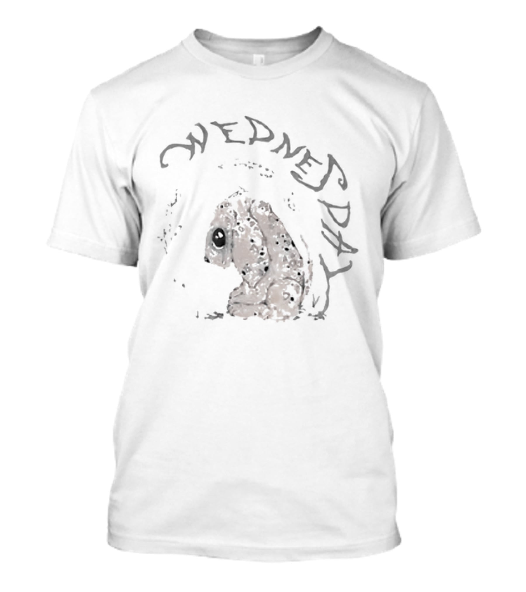 Wednesday Sad Puppy Gothic Creepy T-Shirt