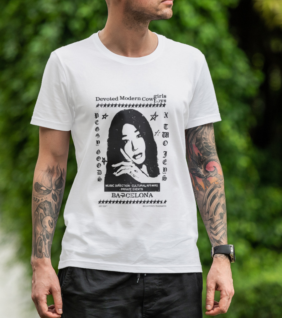 Devoted Modern Cowboys Two Jebs Peggy Goods Music Direction Barcelona T-Shirt