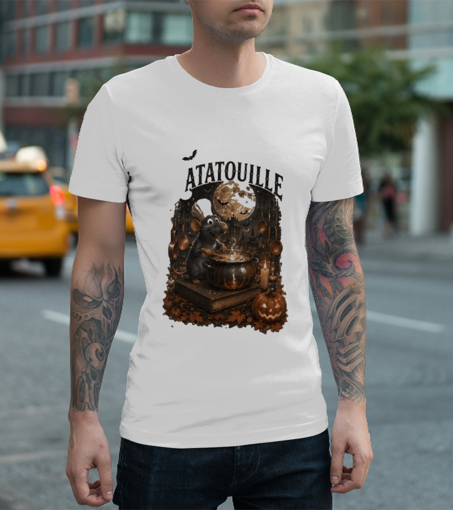 Ratatouille Halloween Cooking Adventure With Pumpkin And Chef Mouse T-Shirt