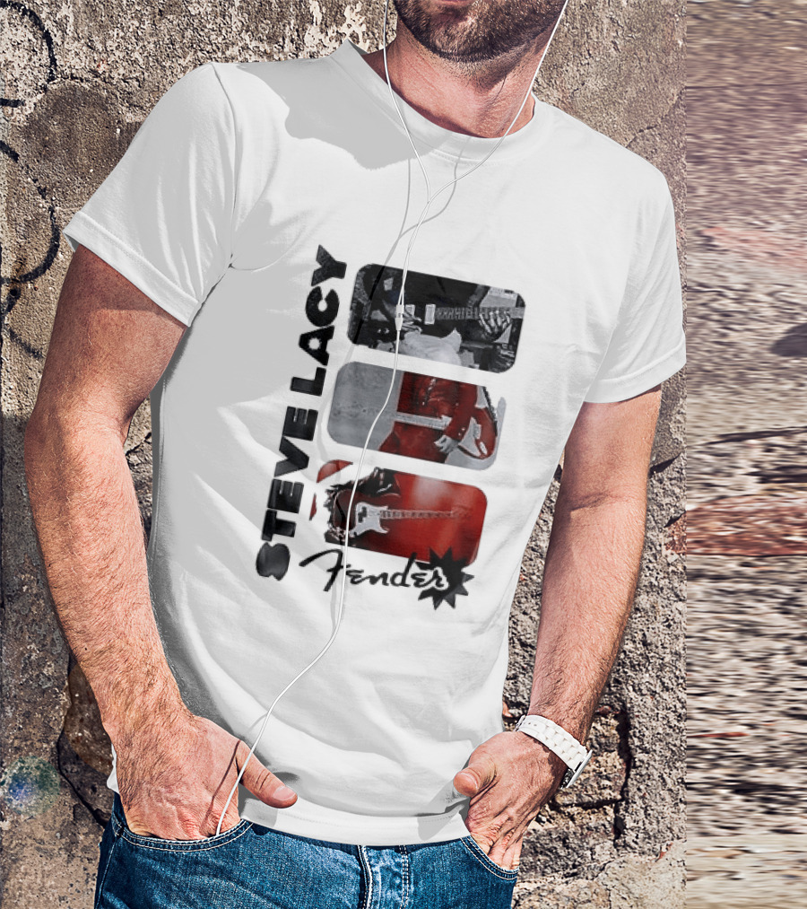 Steve Lacy Fender Oh Yeah Tour Guitar T-Shirt