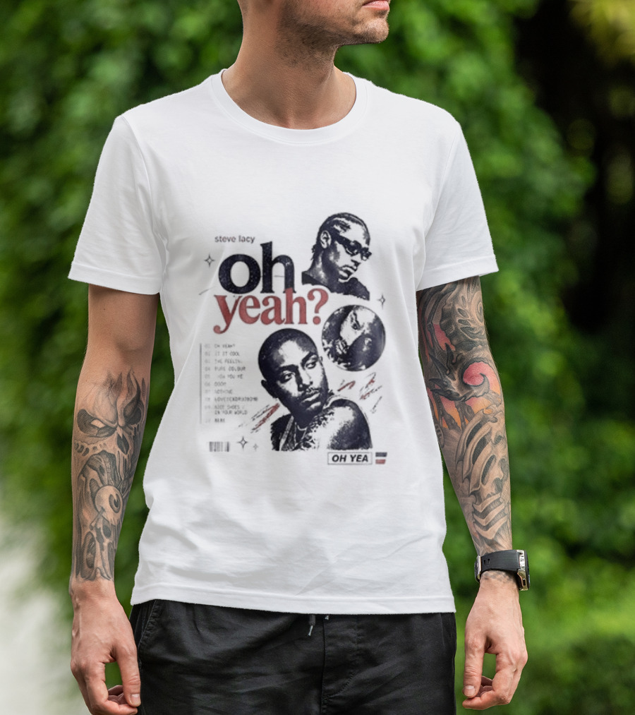 Steve Lacy Oh Yeah Tour 2022 Skeletons Tracklist 90879 T-Shirt