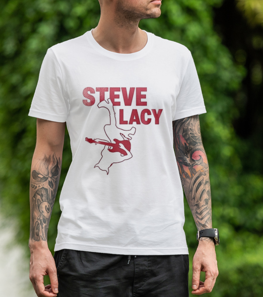Steve Lacy Oh Yeah Tour Tracklist Guitar T-Shirt