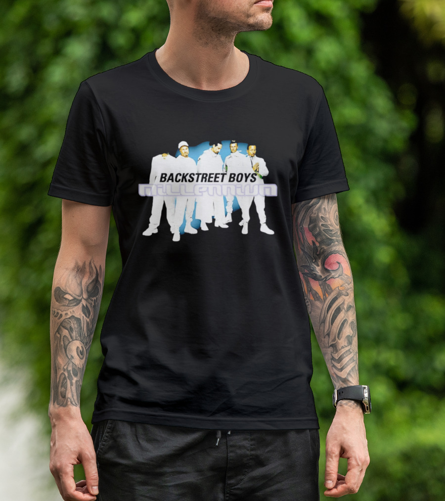 Backstreet Boys Millennium 90s Pop Boy Band Iconic Album Cover T-Shirt