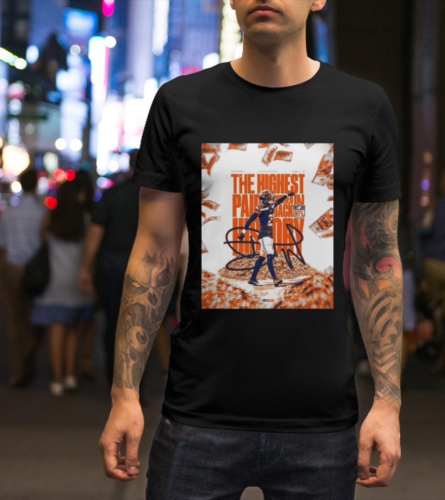 Devon Witherspoon NFL The Highest Paid Cornerback In History T-Shirt