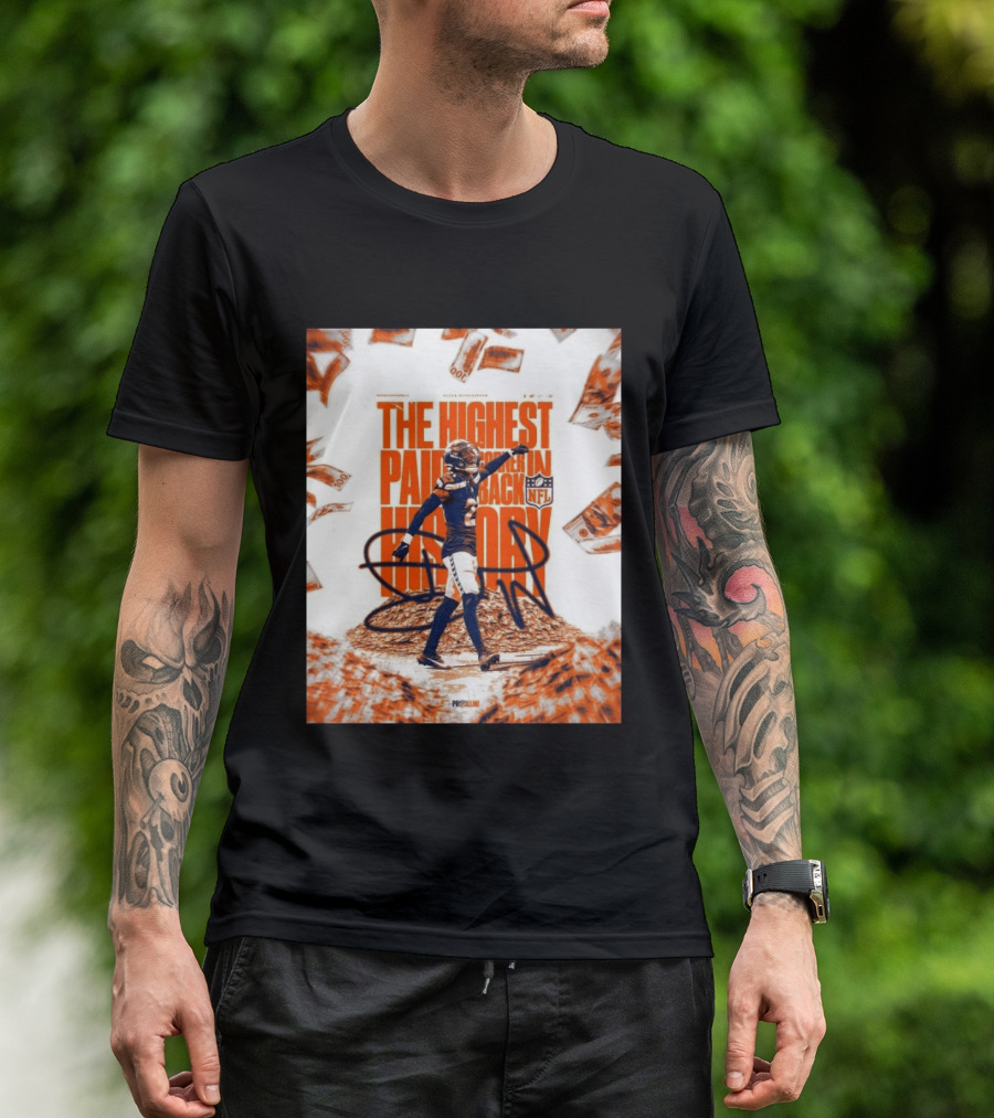 Devon Witherspoon NFL The Highest Paid Cornerback In History T-Shirt