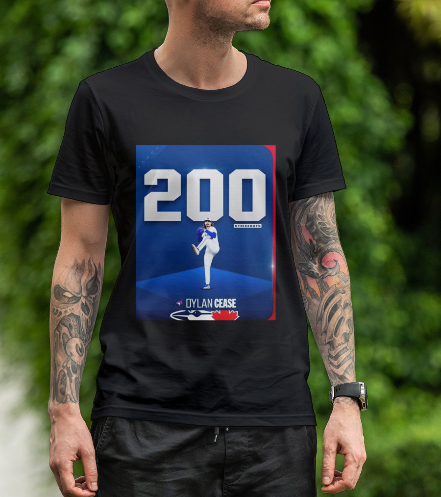 Dylan Cease 200 Strikeouts Baseball Pitcher T-Shirt