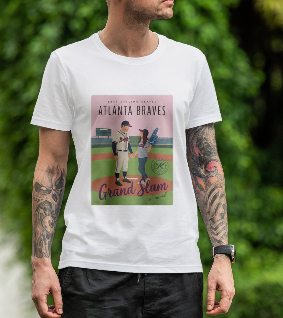 Atlanta Braves Best Selling Series Grand Slam Novel 2026 Giveaway T-Shirt