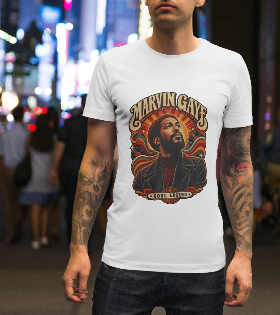 Marvin Gaye Soul Legend Motown T-Shirt