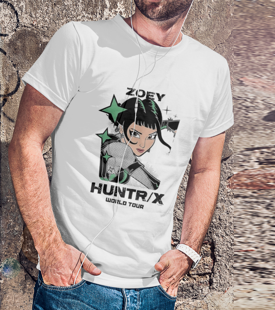 Zoey Huntr X World Tour Concert Music Artist Stars T-Shirt