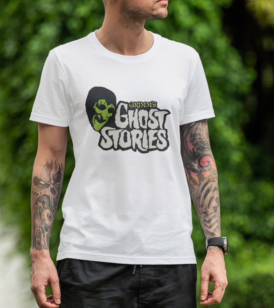 Grimm's Ghost Stories Spooky Horror Green Face T-Shirt