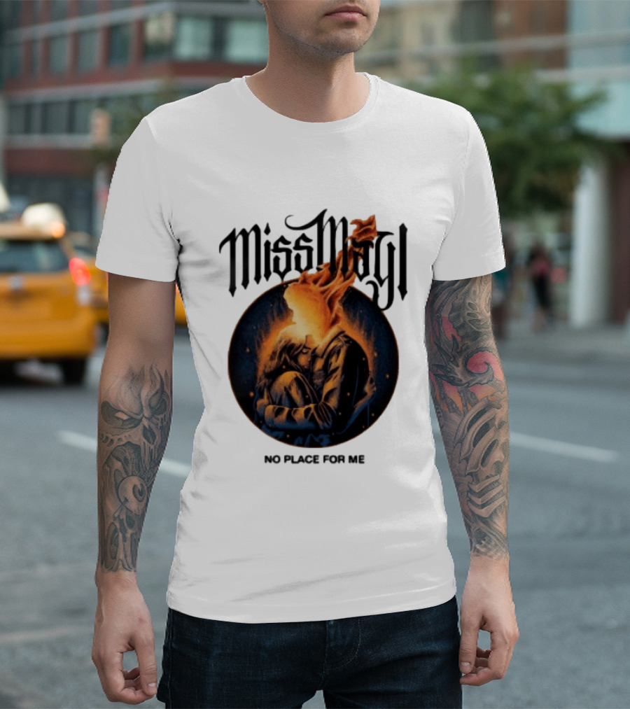 Miss May I No Place For Me Solid State Records Store White Black Ringer T-Shirt