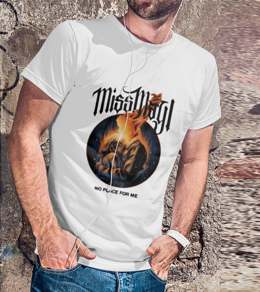 Miss May I No Place For Me Solid State Records Store White Black Ringer T-Shirt
