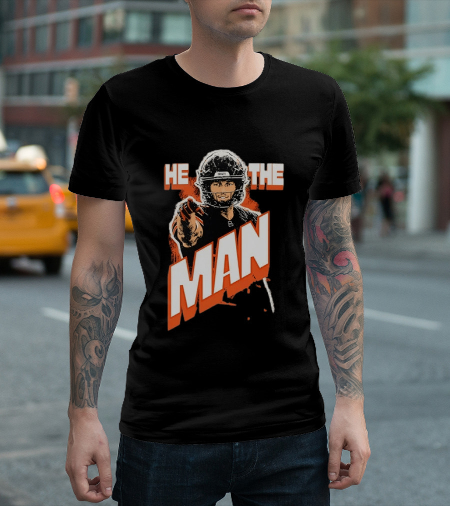 Caleb Williams He The Man Chicago Bears Fan T-Shirt