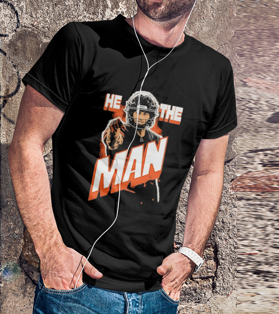 Caleb Williams He The Man Chicago Bears Fan T-Shirt