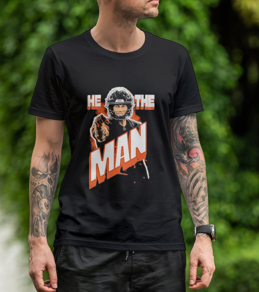 Caleb Williams He The Man Chicago Bears Fan T-Shirt