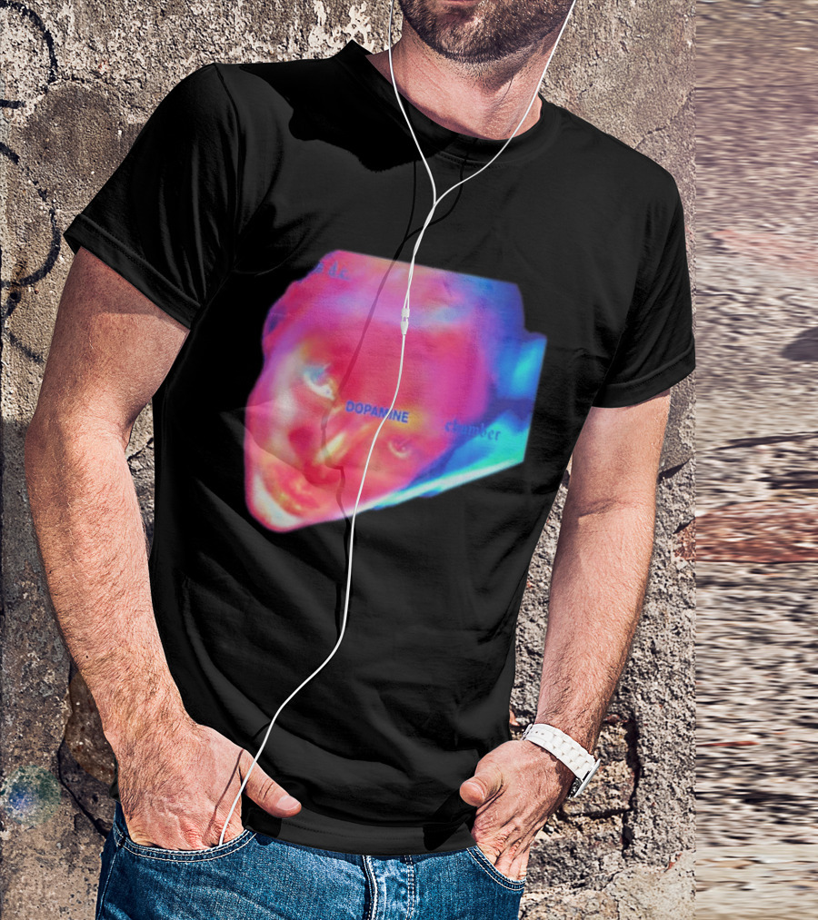 Fontaines D.C. Dopamine Chamber Album Cover Art Face T-Shirt