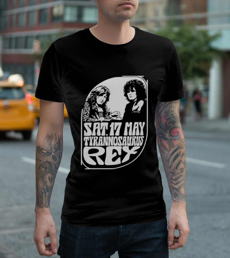 Sat 17 May Tyrannosaurus Rex Concert Original Trent Crimms Mothers Erdington T-Shirt