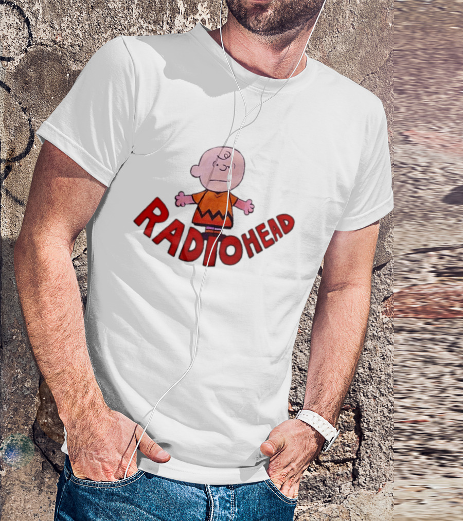 Charlie Brown Radiohead Peanuts Alternative Rock Mashup T-Shirt