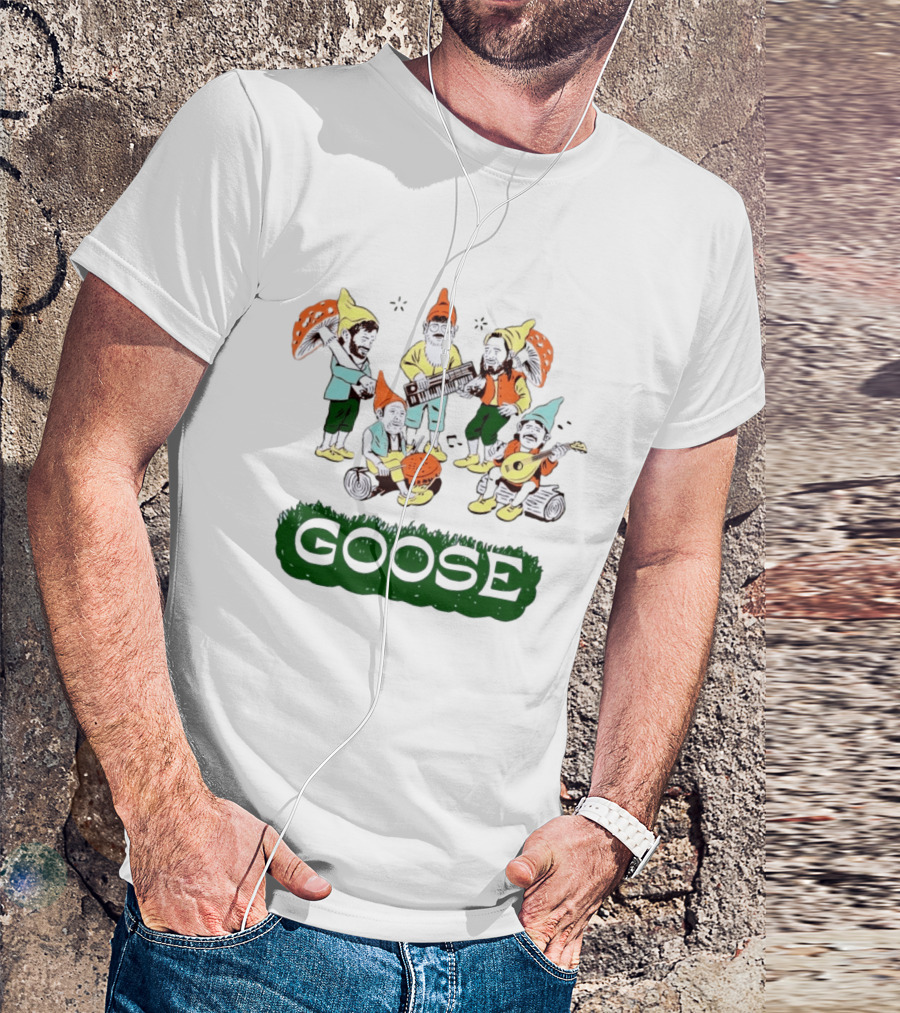 Goose Band Garden Gnome Music Festival Indie Rock T-Shirt