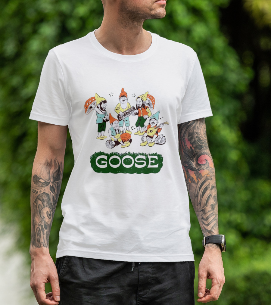 Goose Band Garden Gnome Music Festival Indie Rock T-Shirt