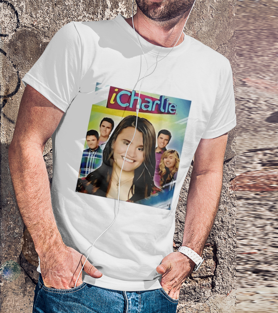 ICharlie Pop Culture Cast Television Show Iconic Faces T-Shirt