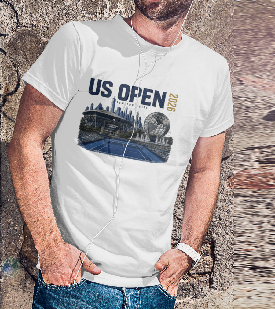 US Open 2026 New York City Arthur Ashe Stadium Flushing Meadows T-Shirt