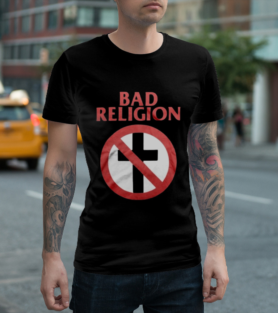 Bad Religion Crossbuster Black T-Shirt