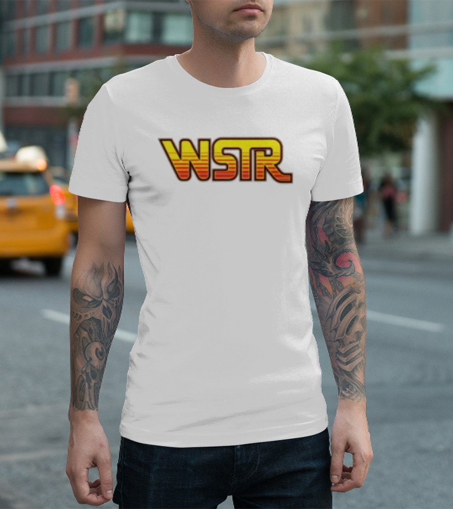 Wstr Store Identity Crisis Red White Baseball Wstr T-Shirt