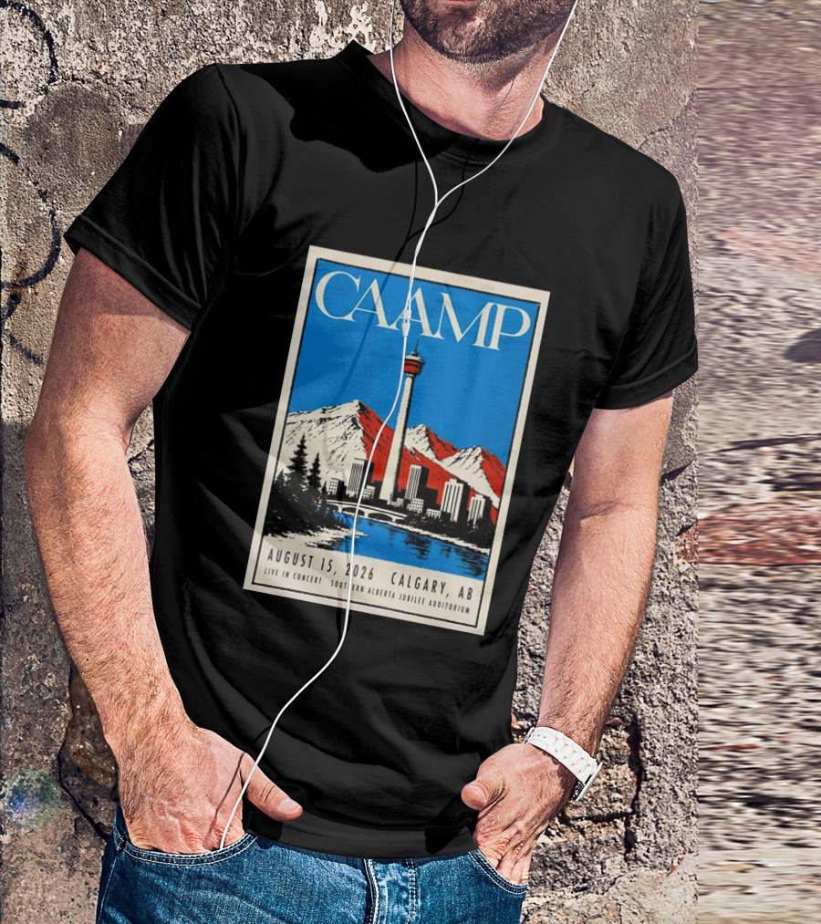 CAAMP August 15 2026 Calgary Southern Alberta Jubilee Auditorium Live In Concert T-Shirt