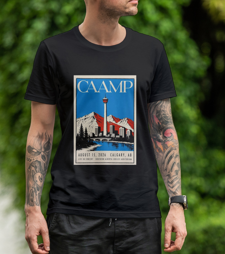 CAAMP August 15 2026 Calgary Southern Alberta Jubilee Auditorium Live In Concert T-Shirt