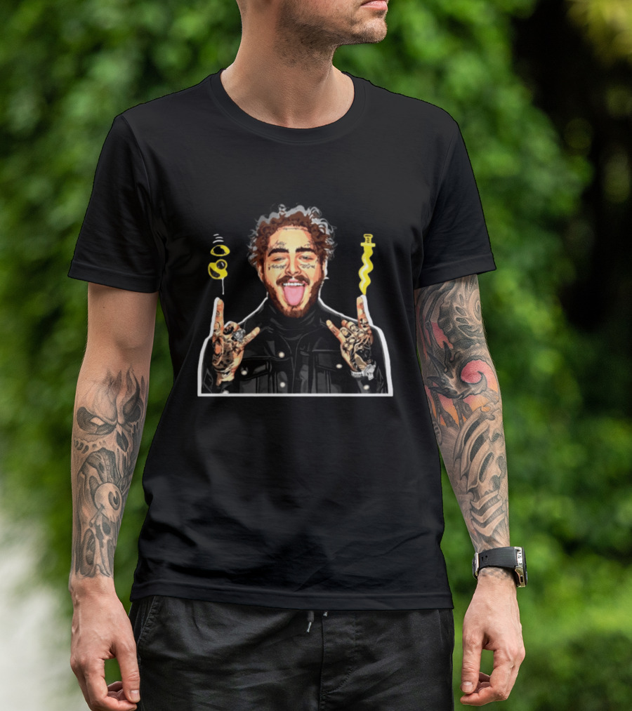 Nomad Clothing Store Sunflower Acid Wash Oversized Iconic Musician Fan T-Shirt