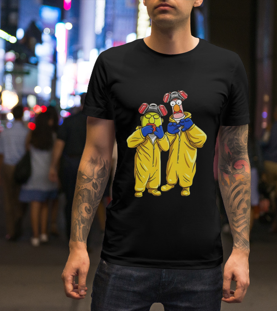 Dr Bunsen Honeydew Beaker Breaking Bad The Muppets Yellow Hazmat Suit T-Shirt