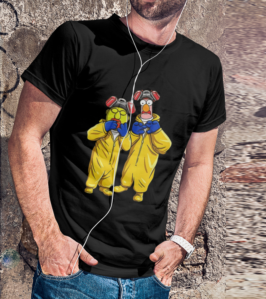 Dr Bunsen Honeydew Beaker Breaking Bad The Muppets Yellow Hazmat Suit T-Shirt